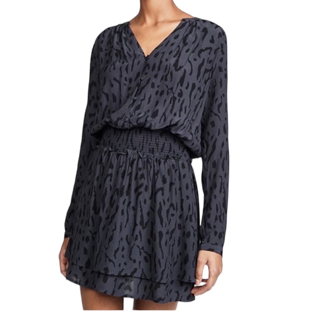 Rails Jasmine Cheetah Print Ruffle Dress